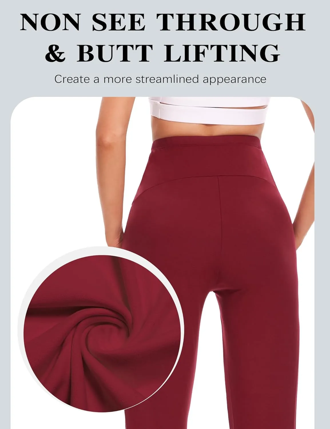 4 Pack Women's Maternity Leggings Over The Belly High Waisted Yoga Workout Pregnancy Pants Activewear for Women