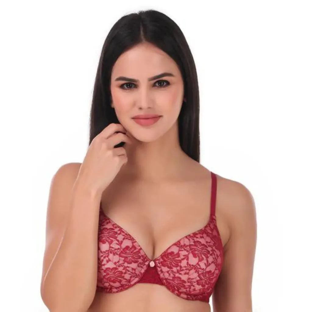 AMANTE-BRA10301 Floral Romance Padded Wired Bra