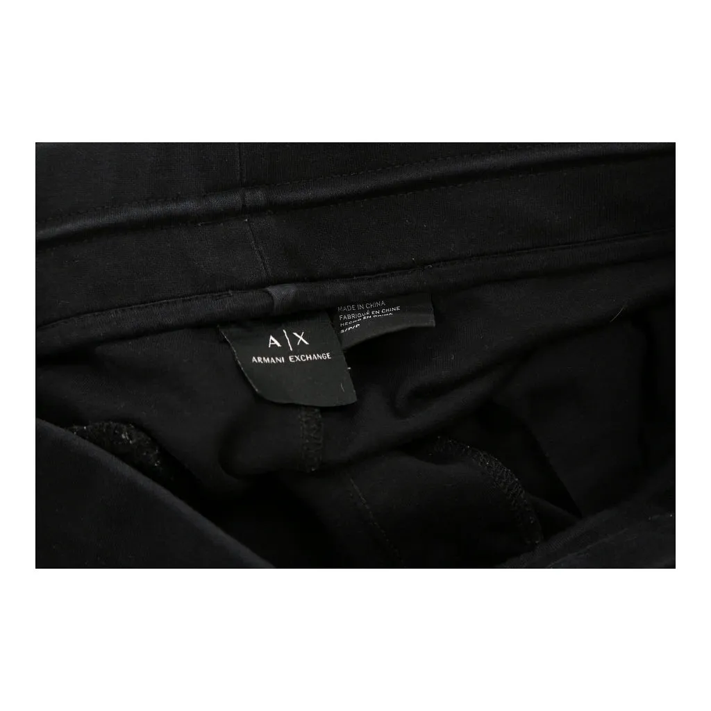 Armani Exchange Joggers - Small Black Cotton