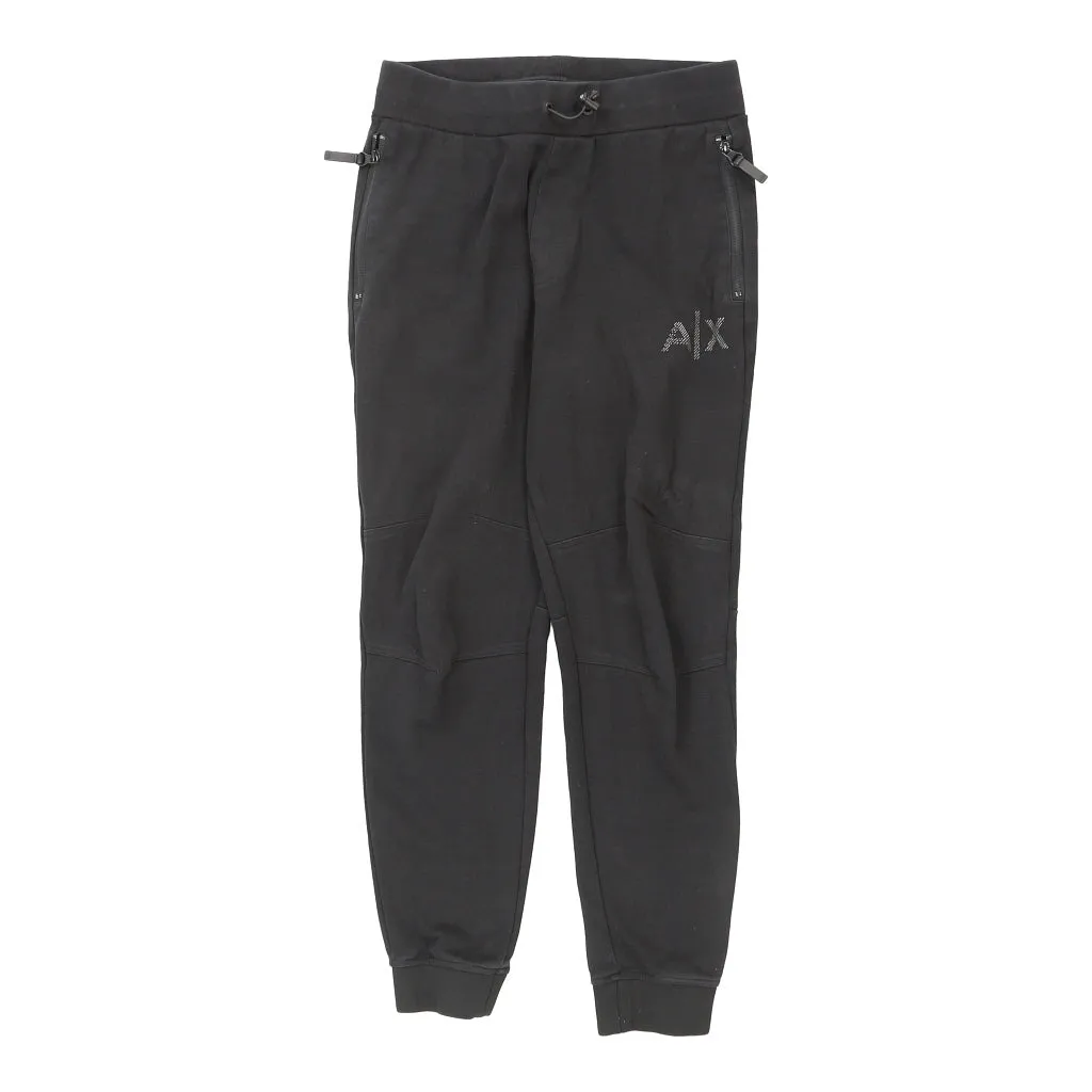 Armani Exchange Joggers - Small Black Cotton
