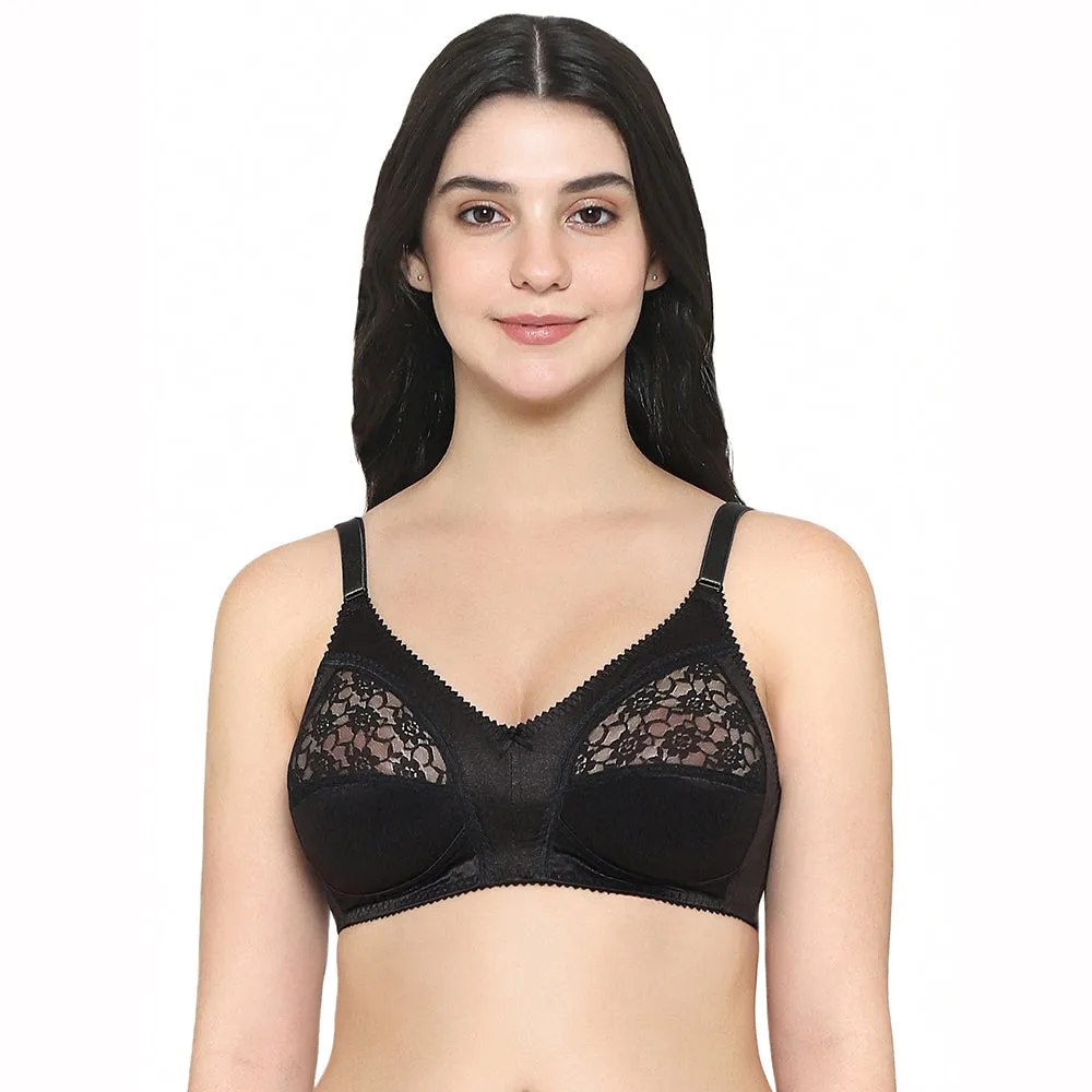Audrey Non Padded Non Wired Full Cup Plus Size Pack of 2 Full Support Bra