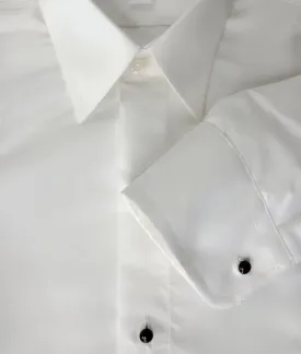 Boys Microfiber Tuxedo Dress Shirt Laydown Collar, Non Pleat