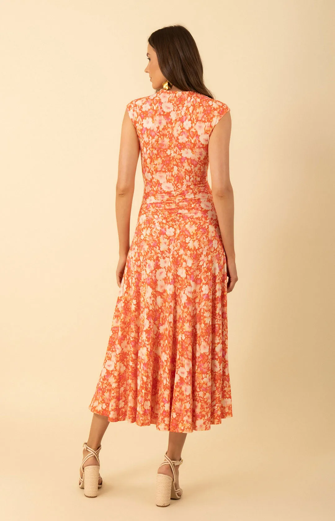 Brynn Shirred Jersey Dress
