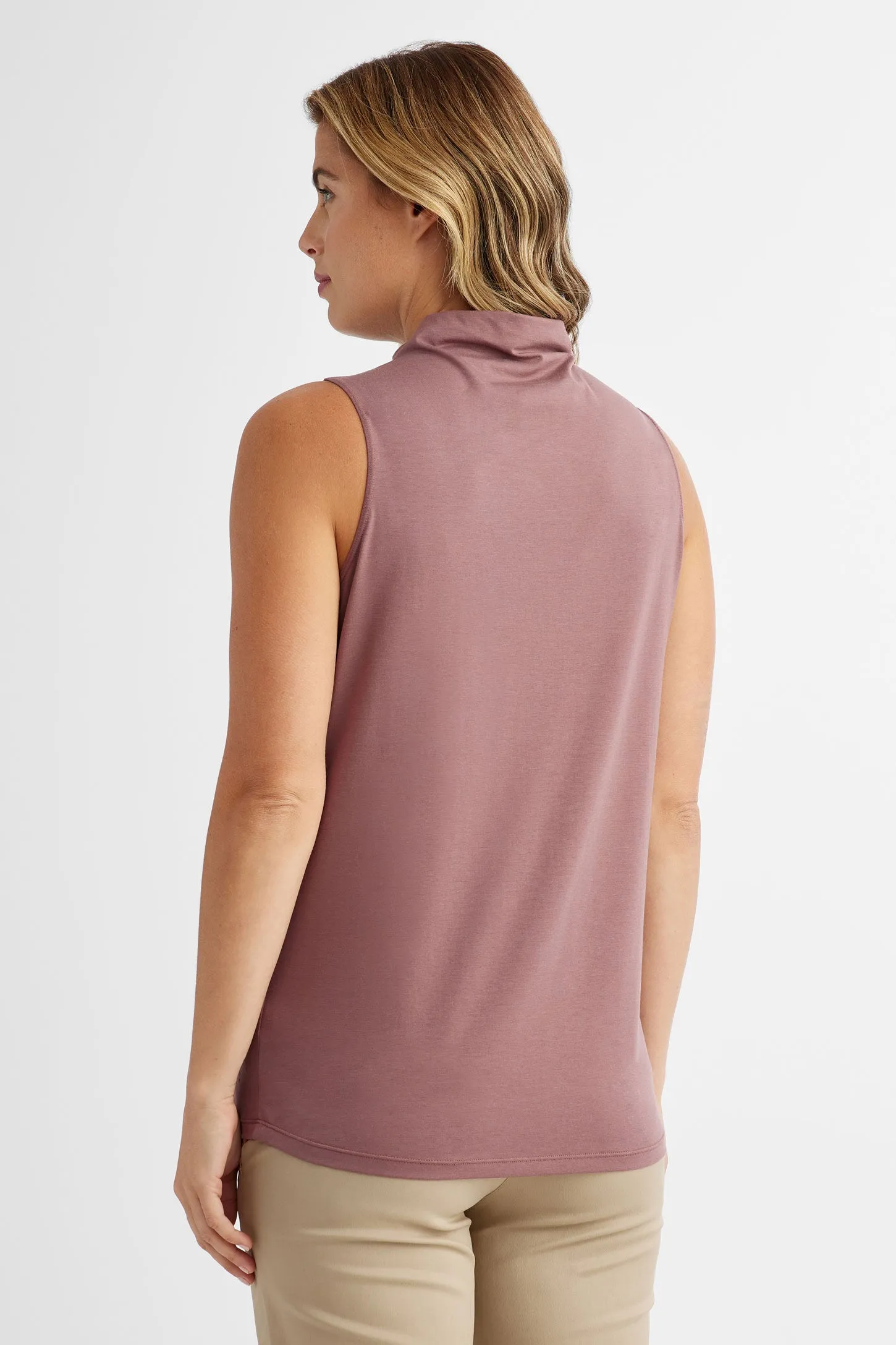 Camisole col montant extensible en Modal BM - Femme