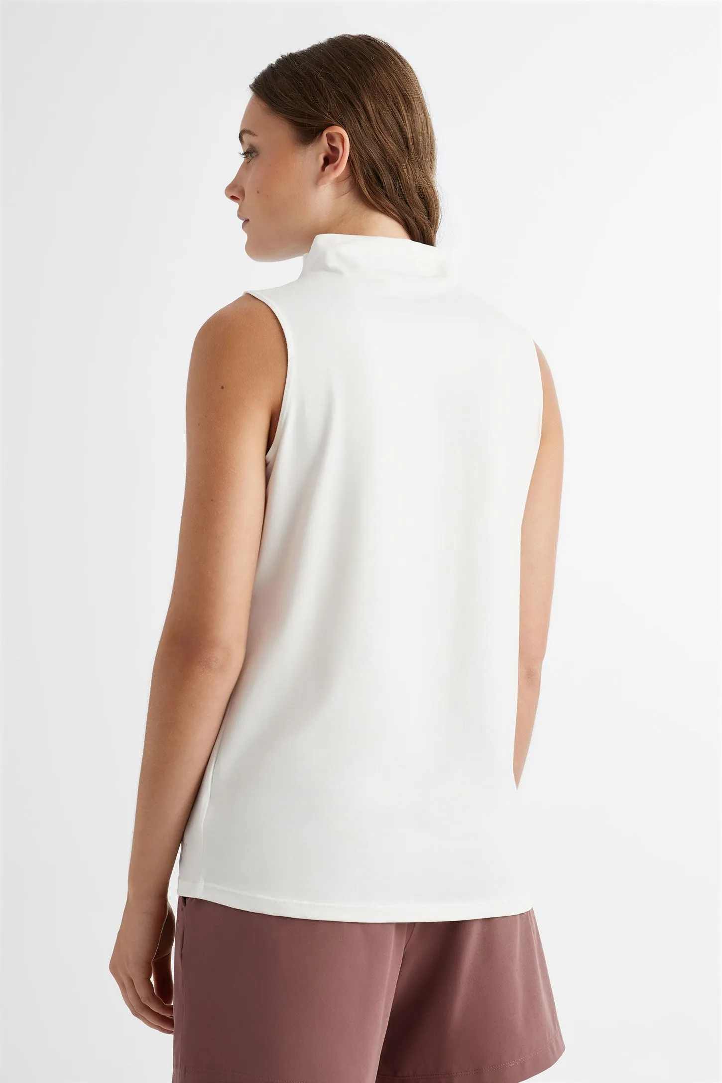 Camisole col montant extensible en Modal BM - Femme