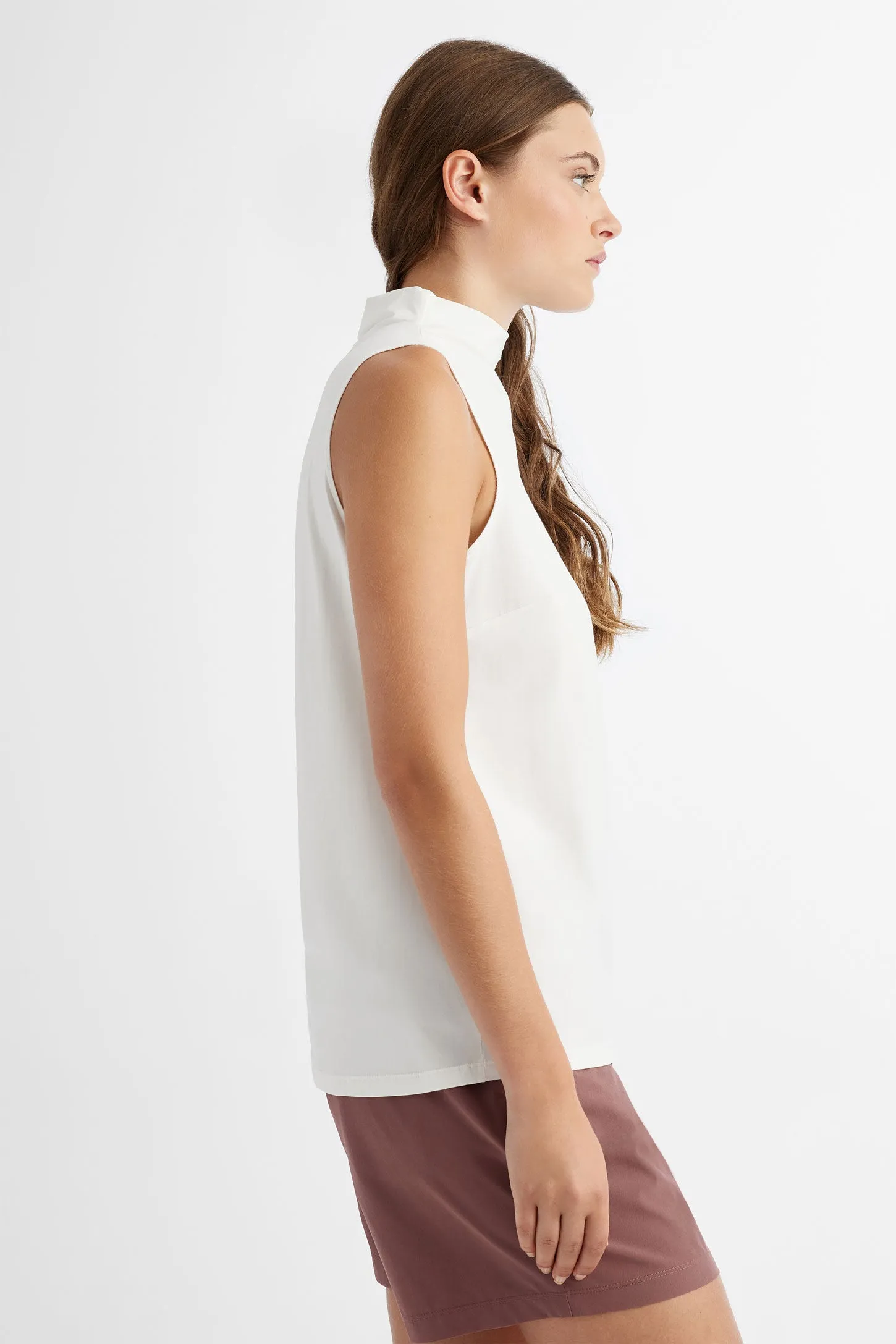 Camisole col montant extensible en Modal BM - Femme