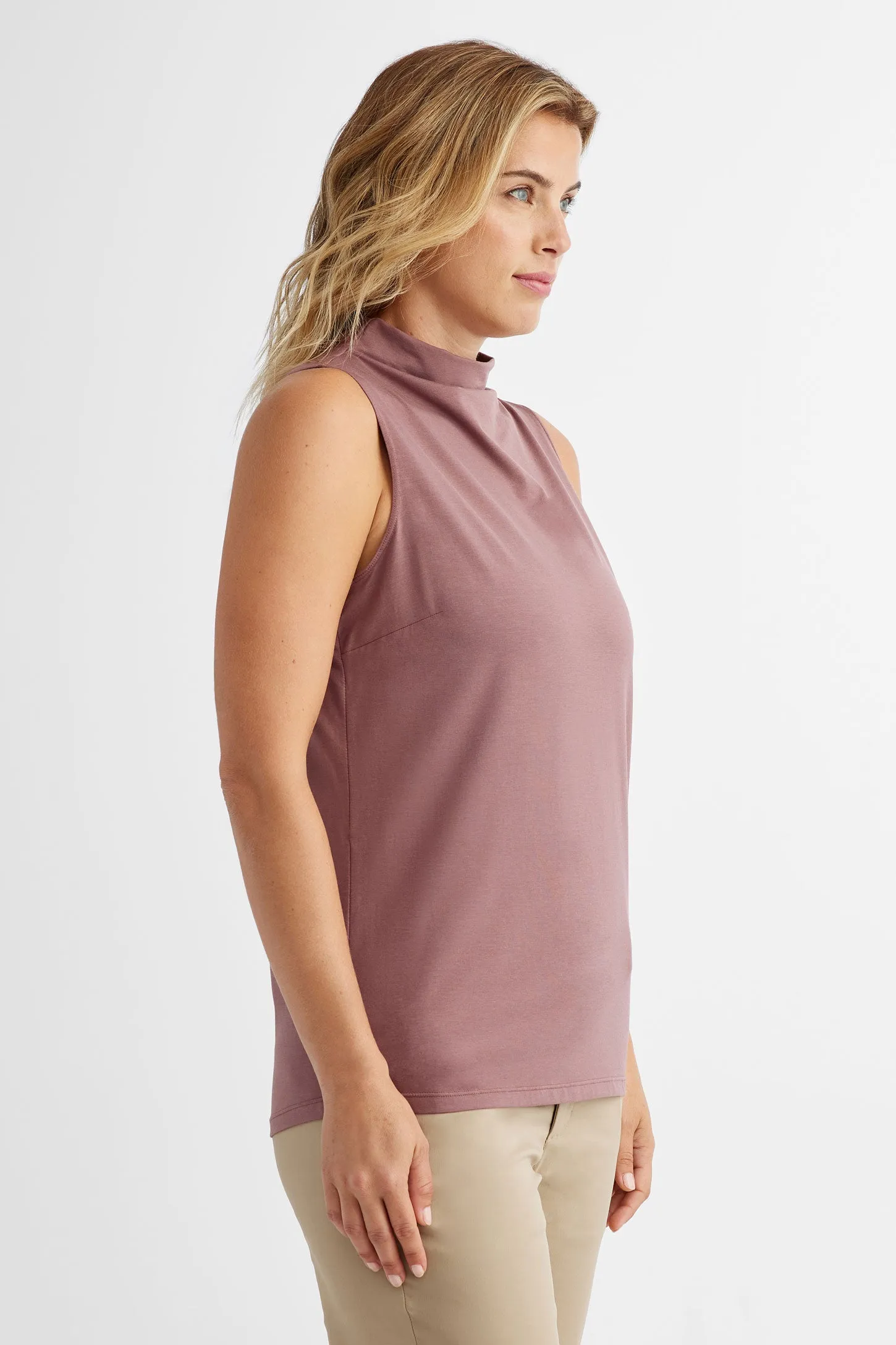 Camisole col montant extensible en Modal BM - Femme