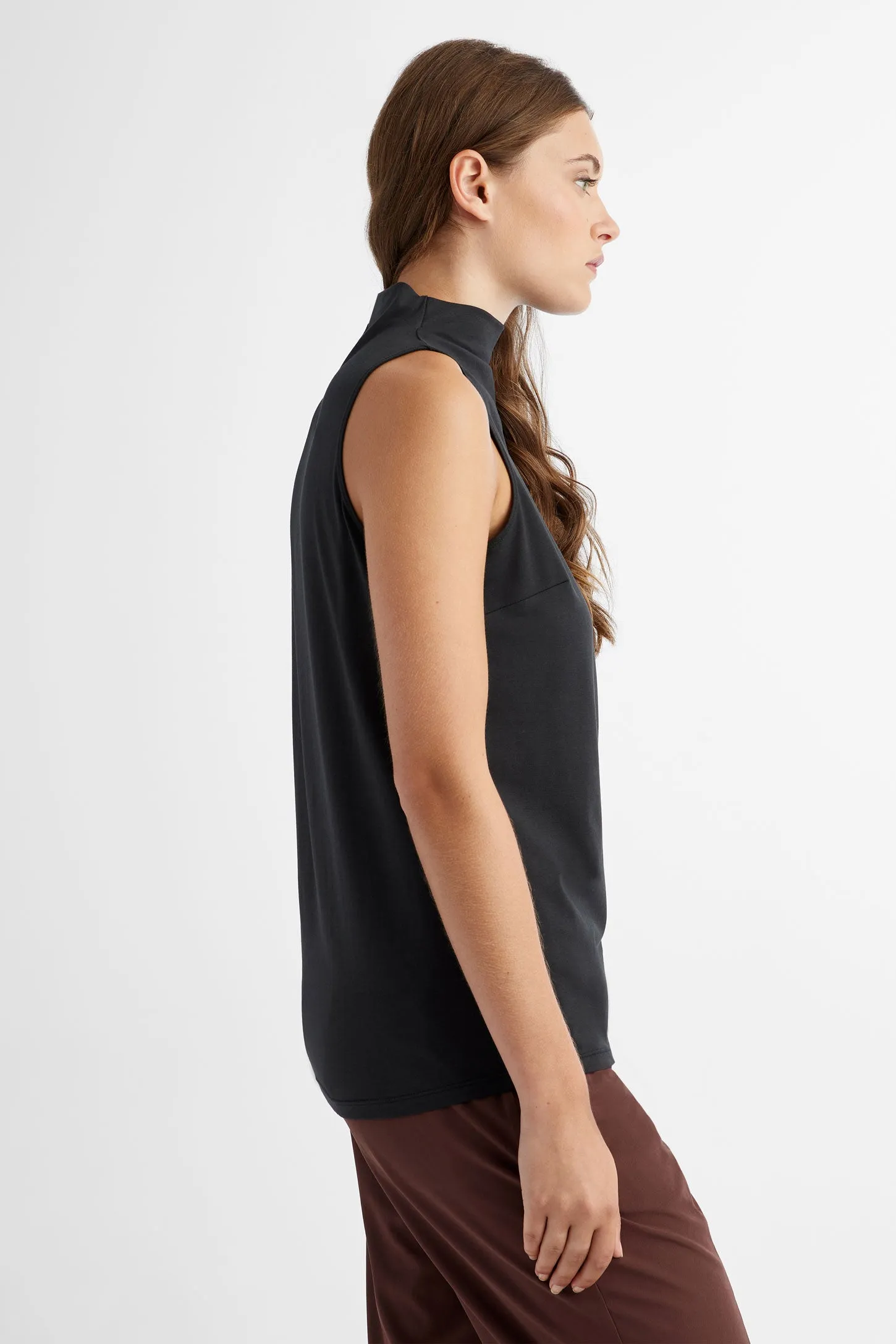 Camisole col montant extensible en Modal BM - Femme