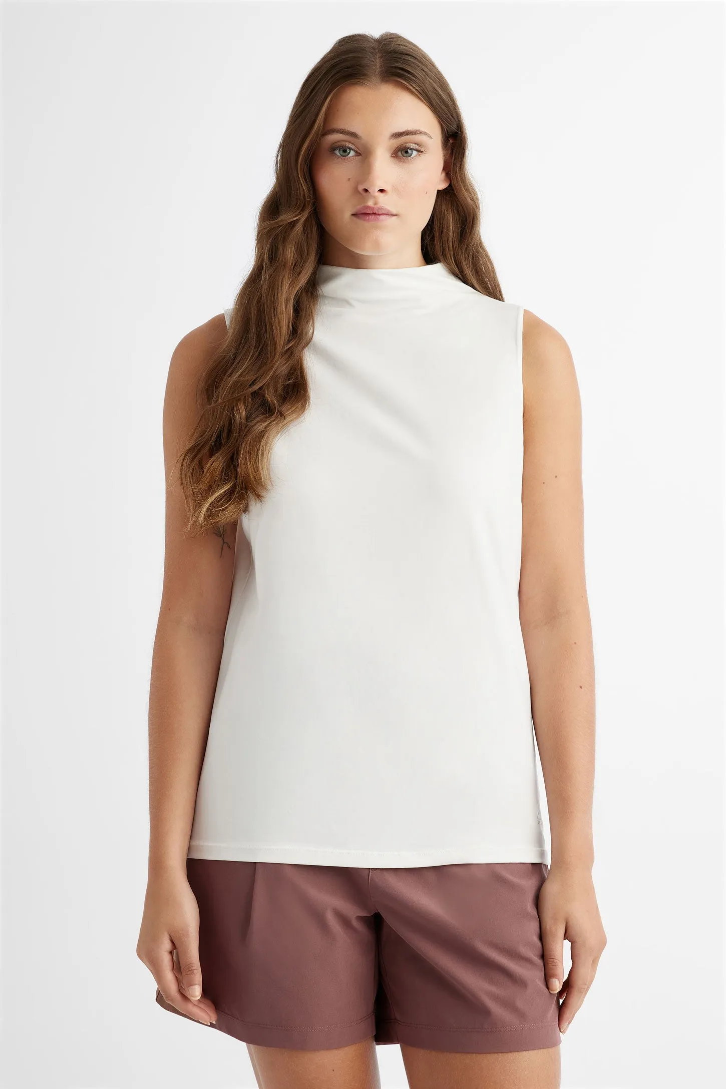 Camisole col montant extensible en Modal BM - Femme