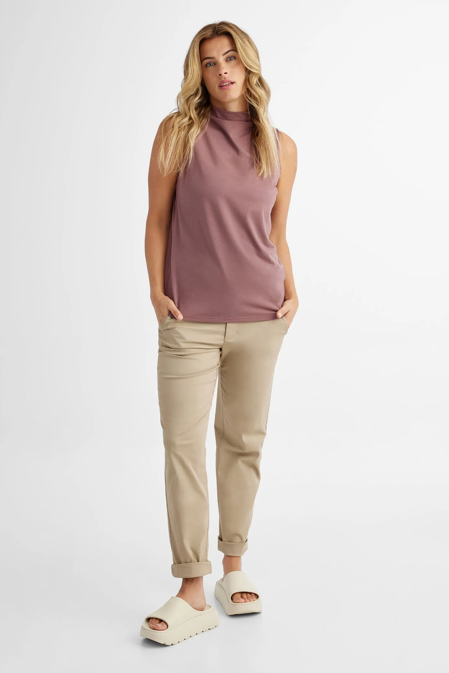 Camisole col montant extensible en Modal BM - Femme