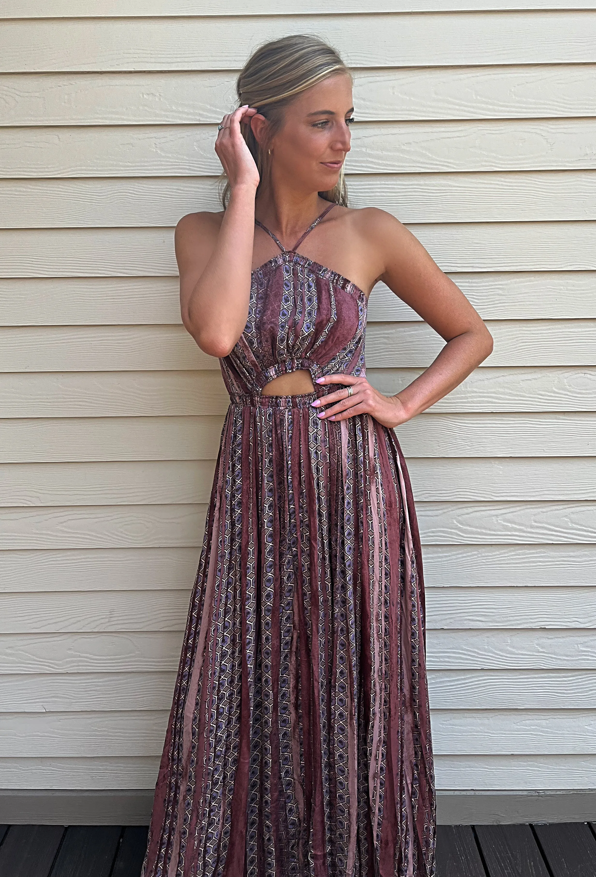 Coast Line Maxi Dress