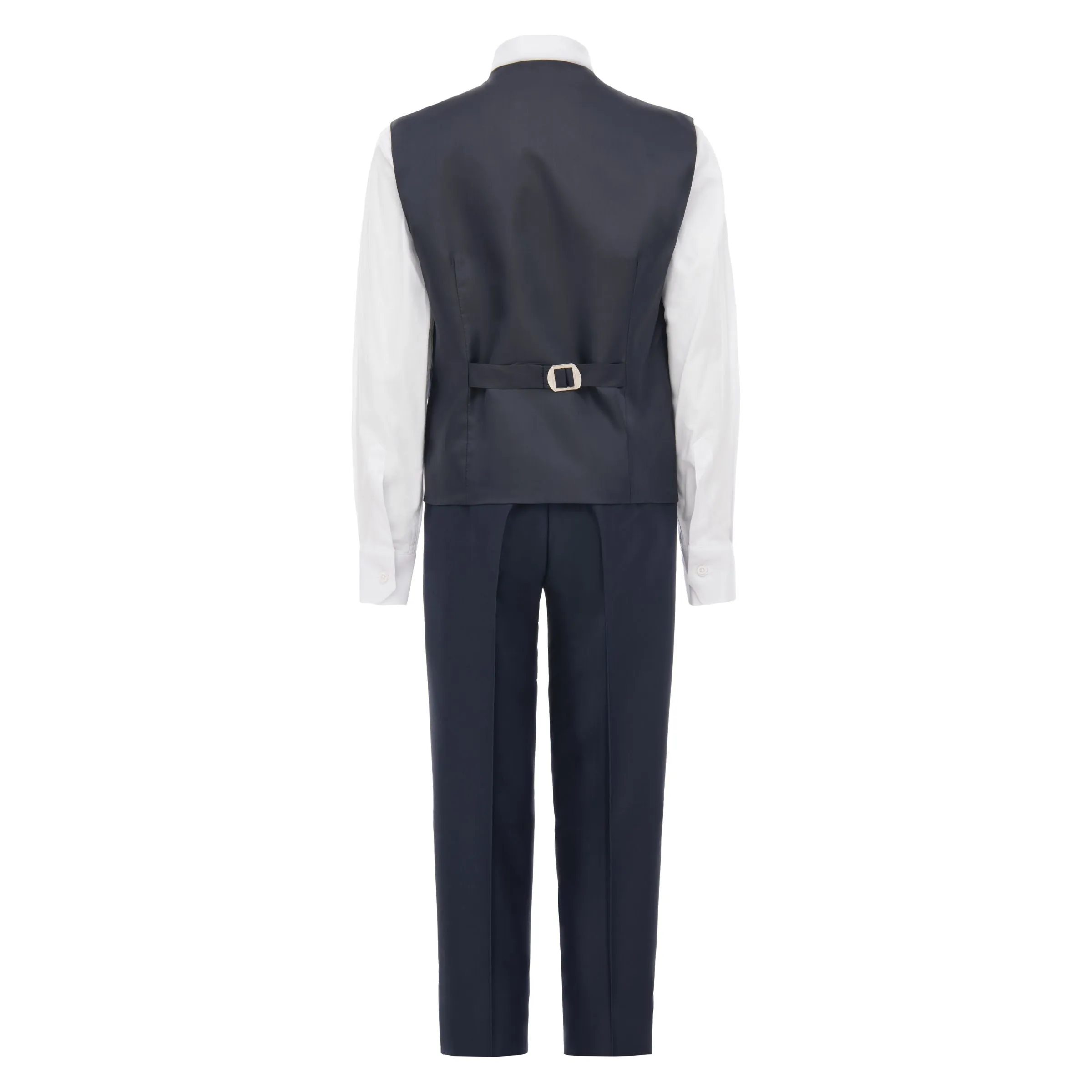 Cream 5pc Floral Embroidered Tuxedo