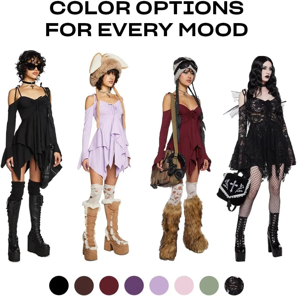 Dolls Kill F is for Fairies Handkerchief Dress by Current Mood Perfect for Fairycore Fashion