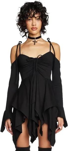 Dolls Kill F is for Fairies Handkerchief Dress by Current Mood Perfect for Fairycore Fashion