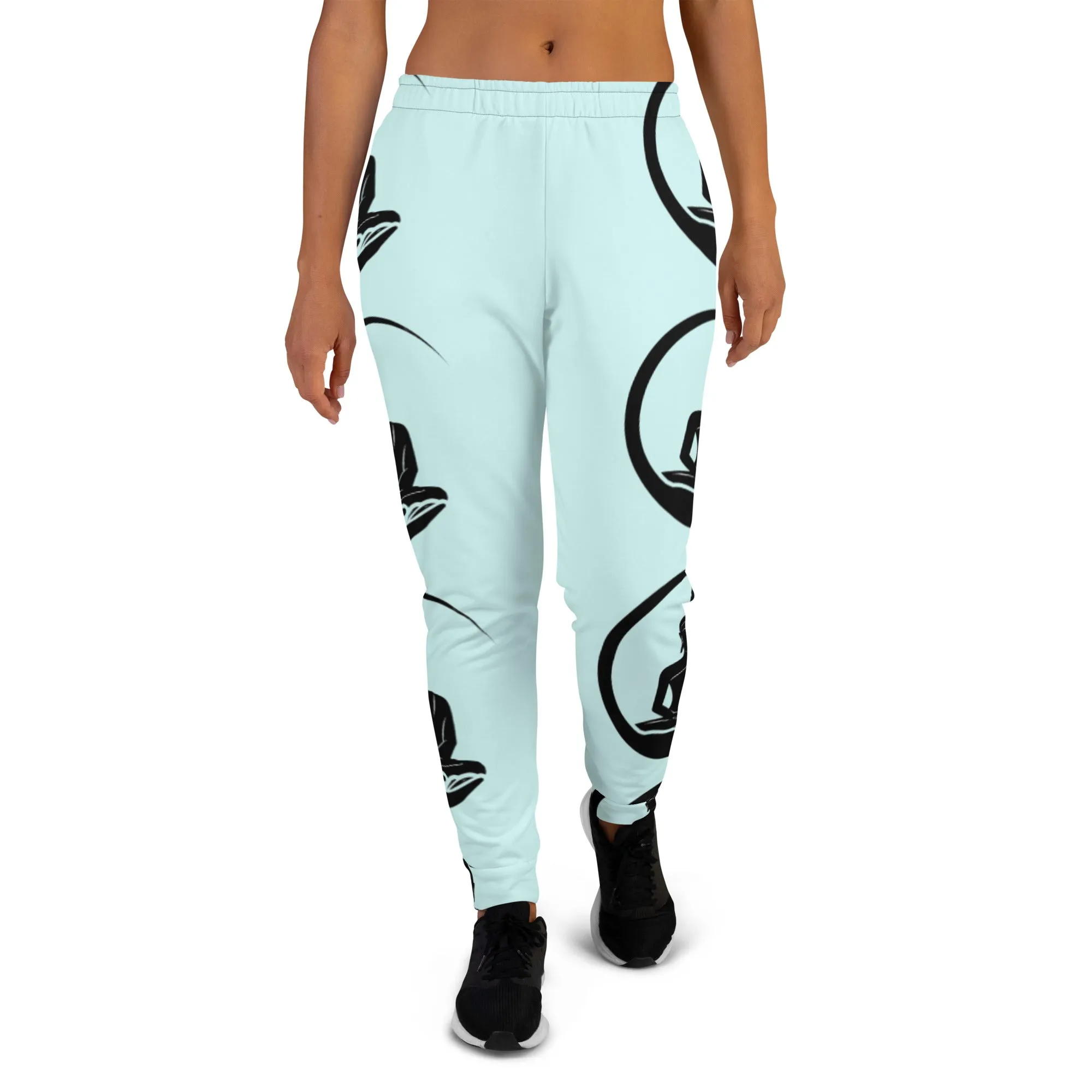 Joggers Light Blue with Buddha