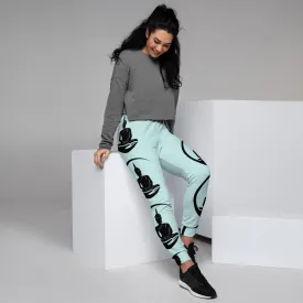 Joggers Light Blue with Buddha