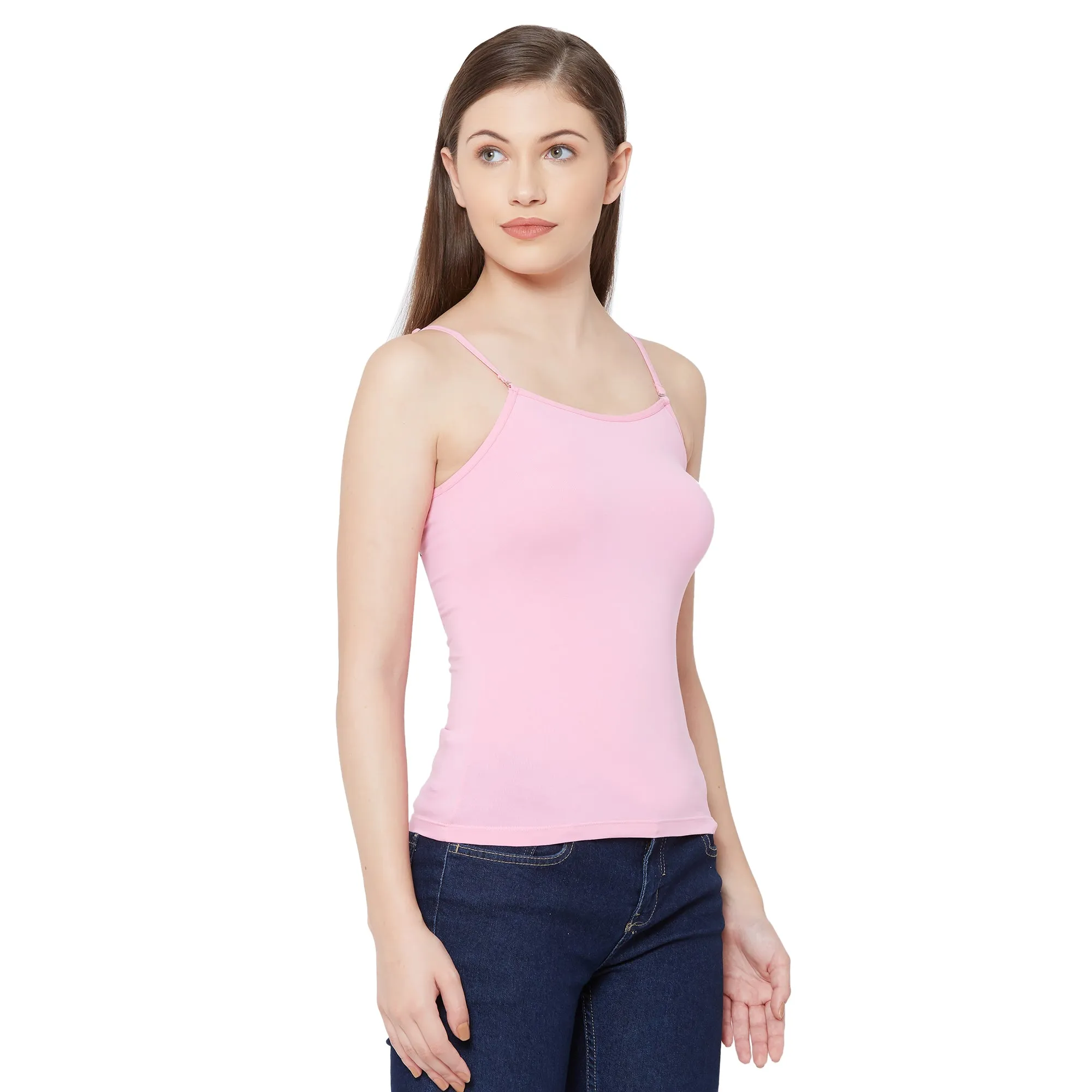 JSC-818 Spaghetti Camisole-Pink