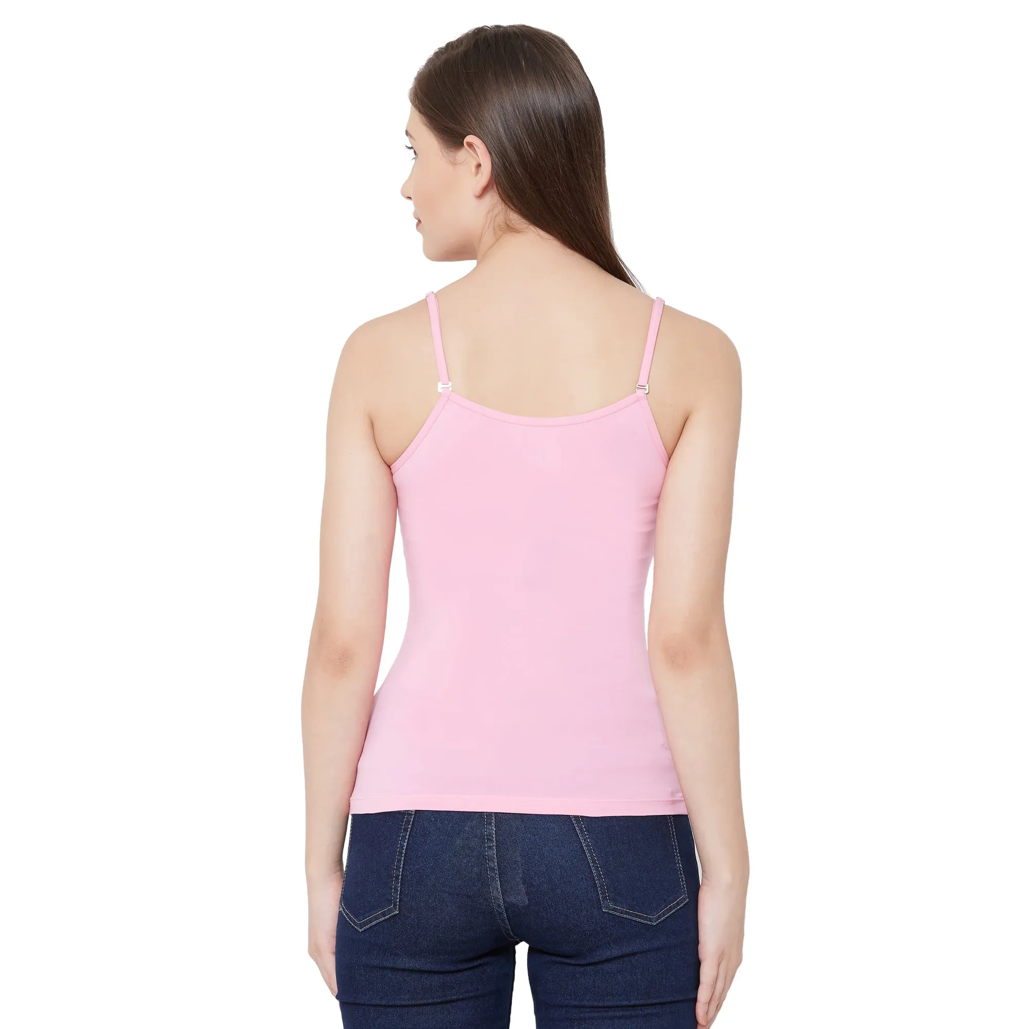 JSC-818 Spaghetti Camisole-Pink