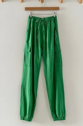Linen Cargo Pants