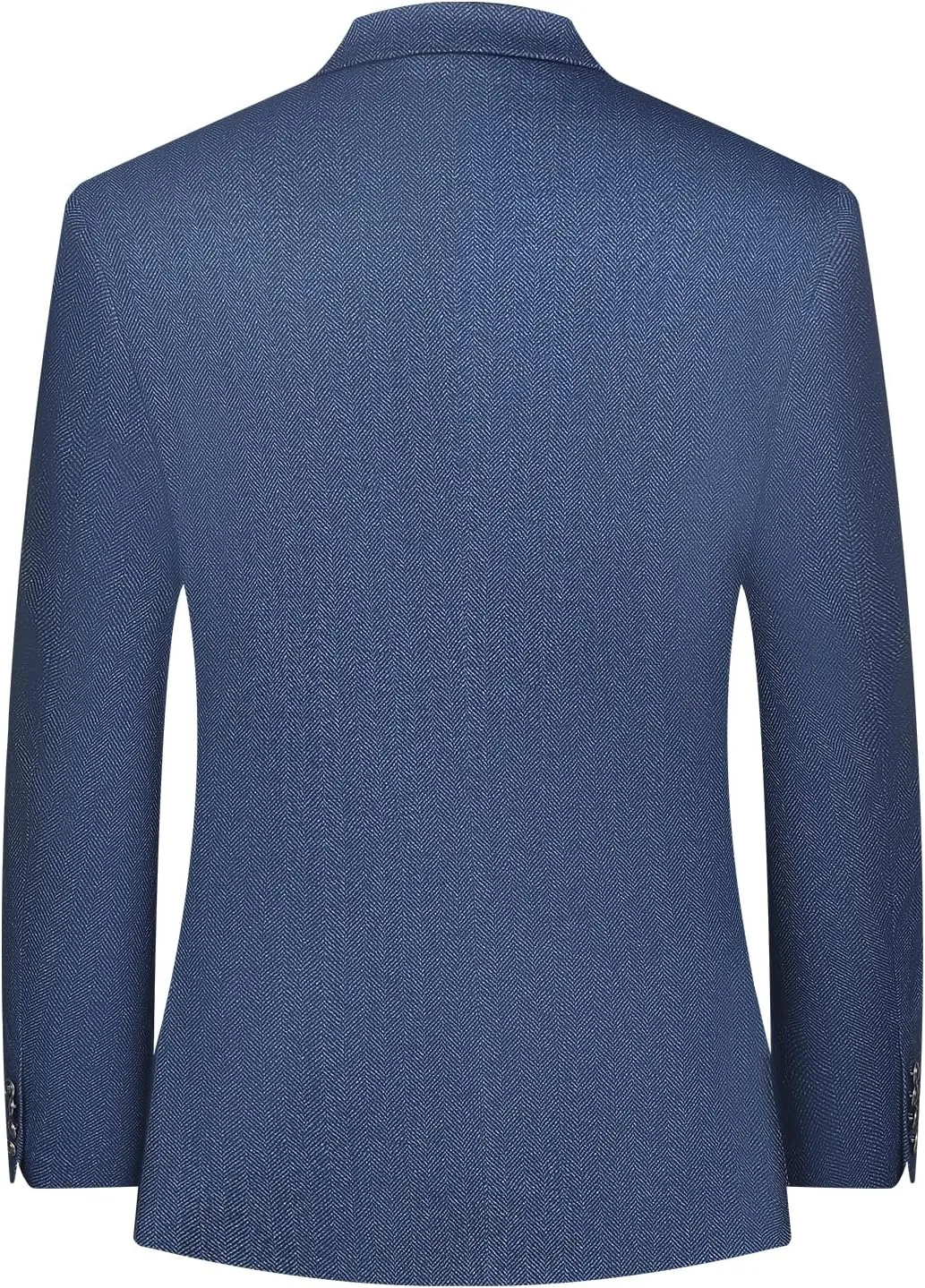 Men's Blazer Classic Fit Sport Coat 2 Button Notch Lapel Business Knit Suits Jacket