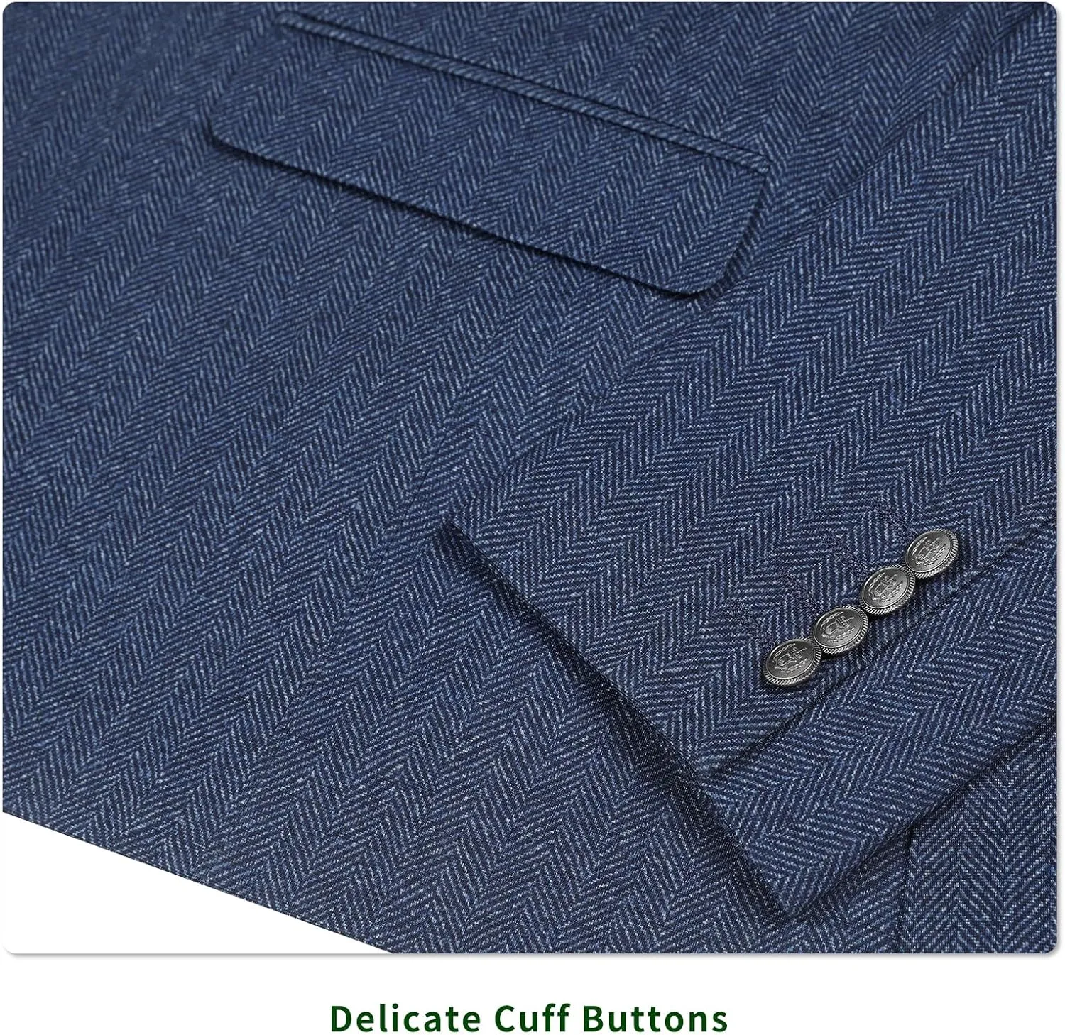 Men's Blazer Classic Fit Sport Coat 2 Button Notch Lapel Business Knit Suits Jacket