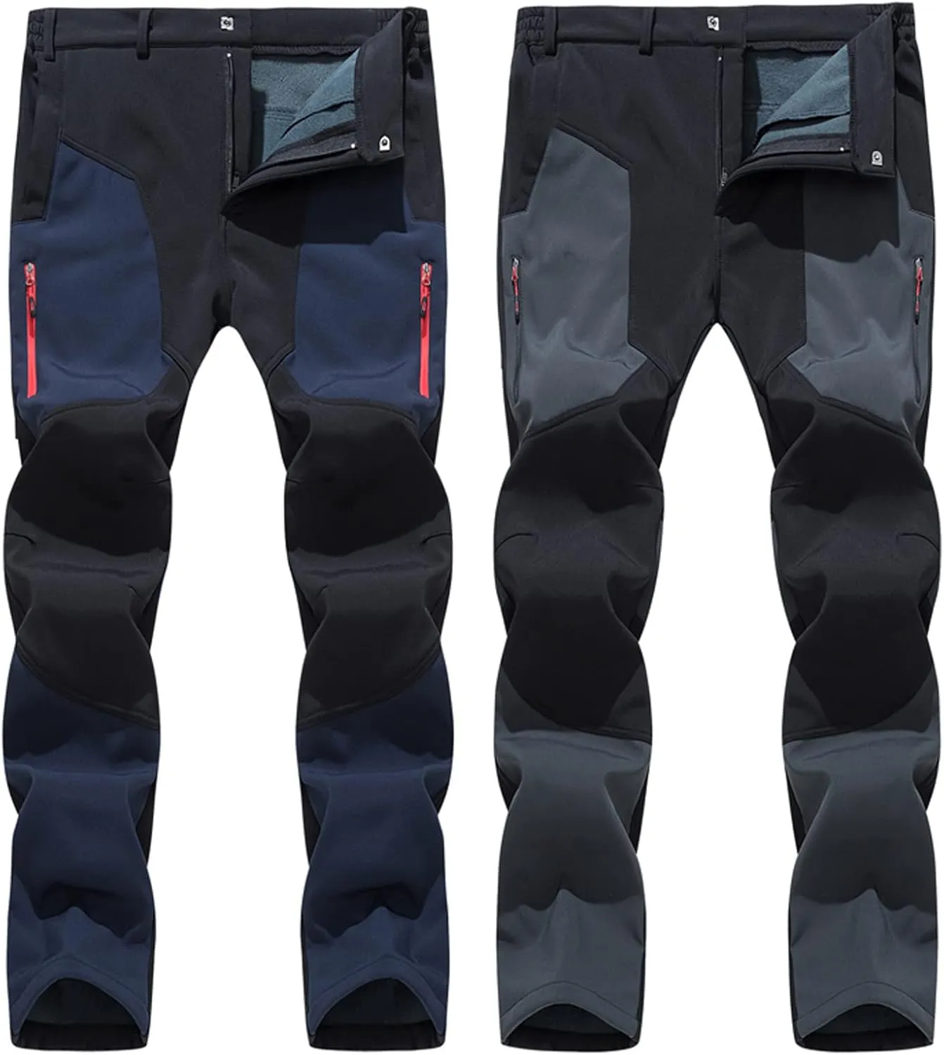 Men's Snow Ski Hiking Pants Waterproof Fleece Lined Pants Outdoor Sports Cycling Climbing Trousers Snowboard Pants