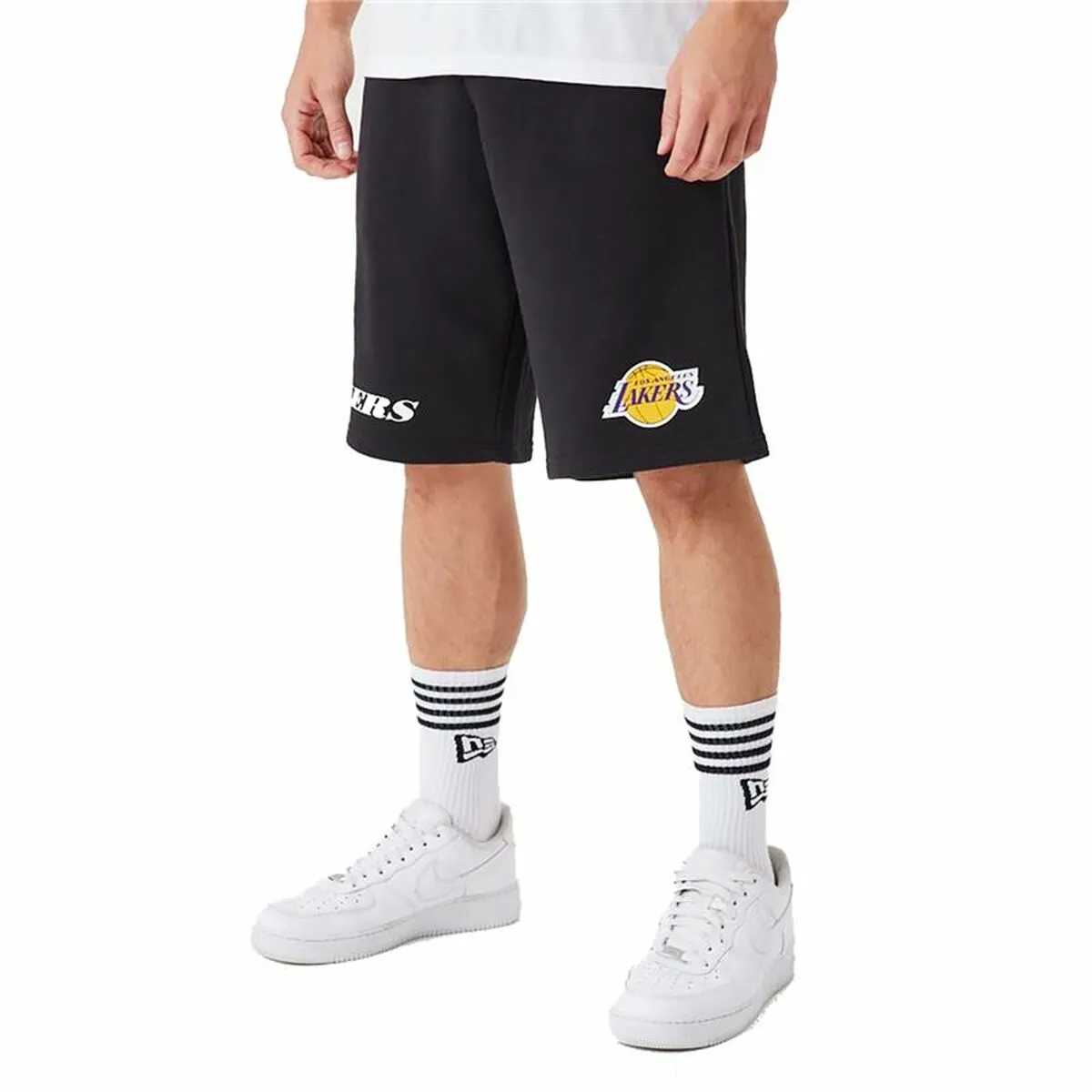 Men's Sports Shorts New Era NBA LA Lakers  Black Men