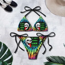 Skull Lick ItSelf Summer Micro Triangle Bikini Swimsuit