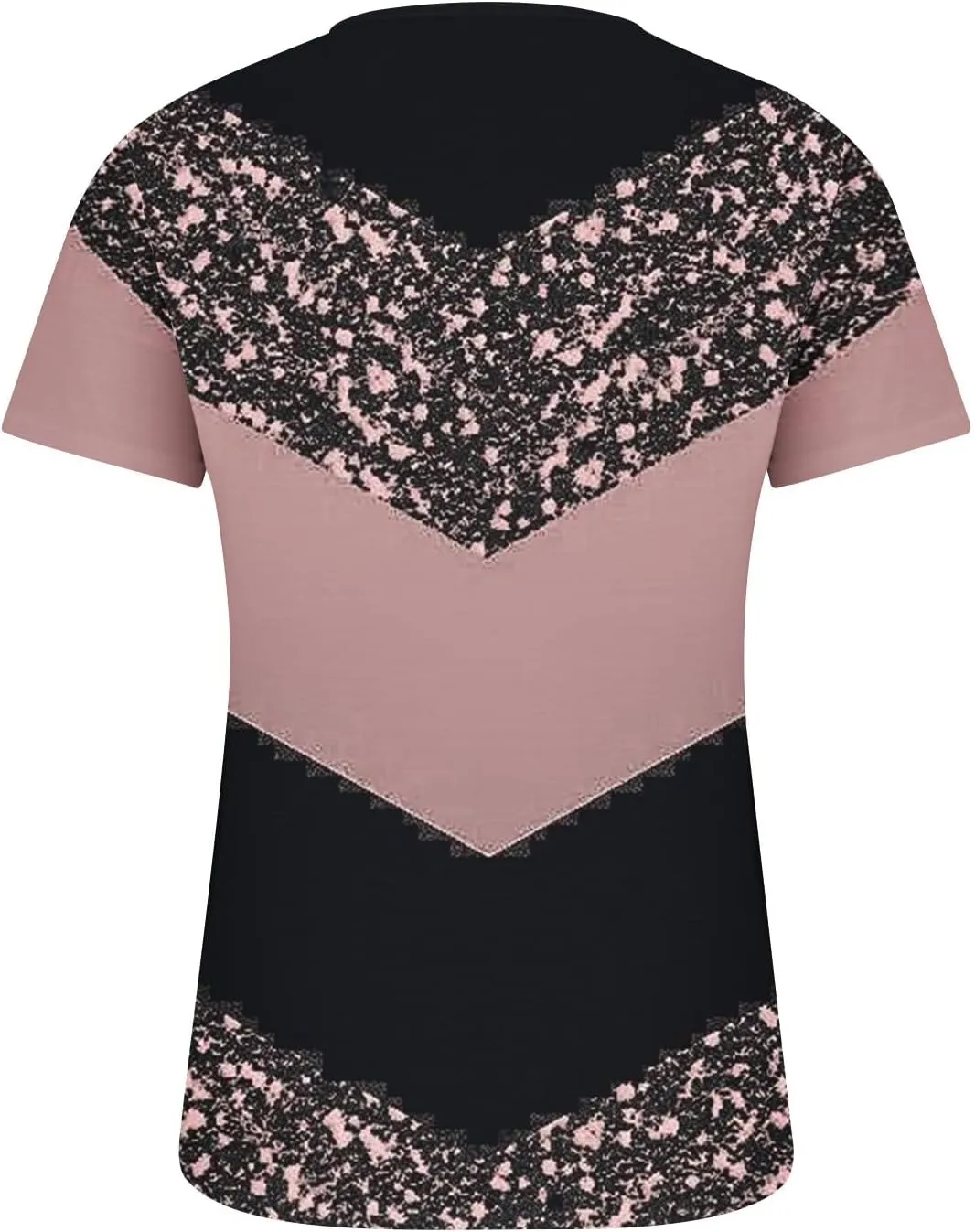 Summer Shirts for Women 2025 Plus Size Short Sleeve Henley Tops Marble Floral Loose Tshirt Tee Casual Dressy Tunics