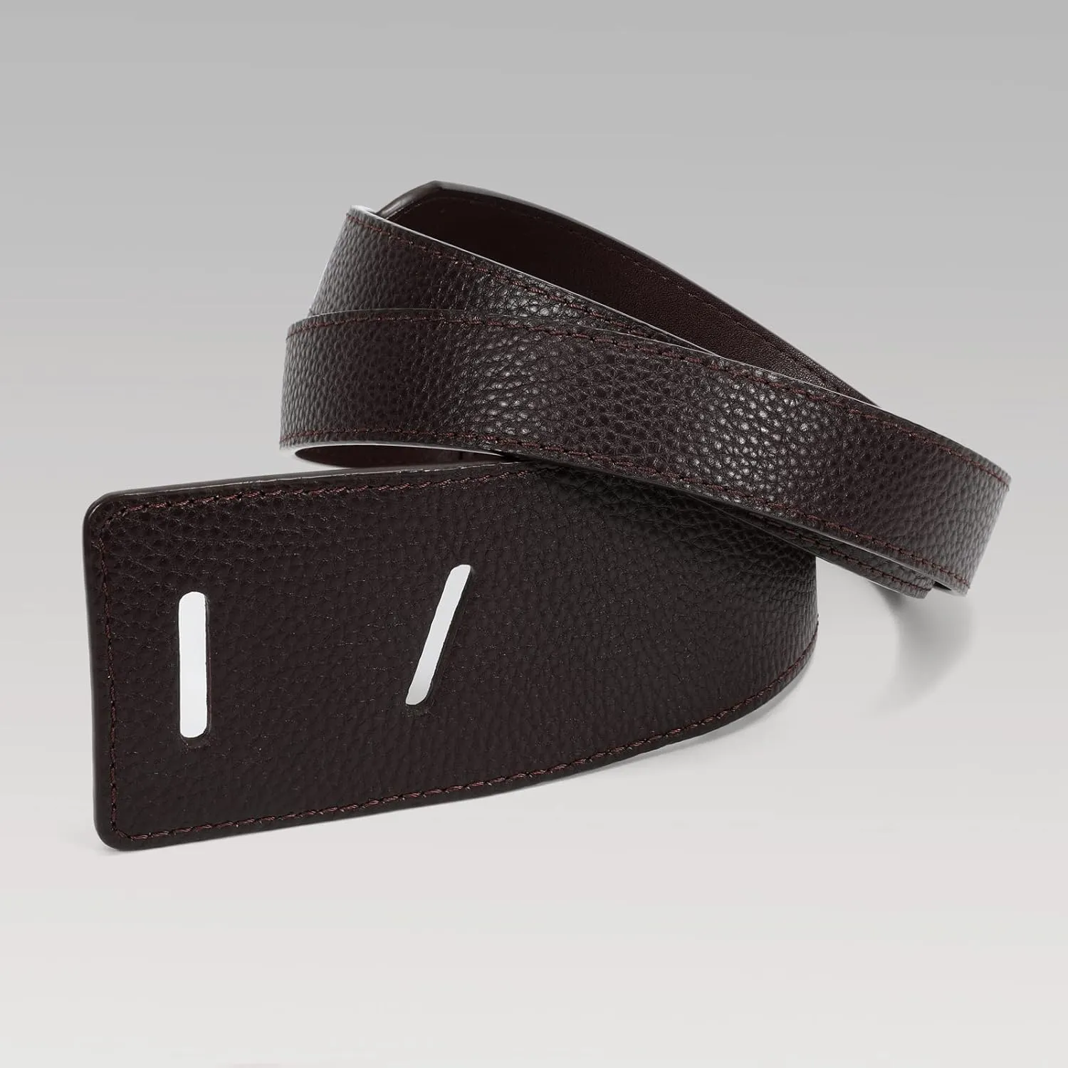 SUOSDEY 2 Pack Women Tie a Knot Belt Genuine Leather Full Grain Leather Waist Belt for Dress Coat Clothing Accessories