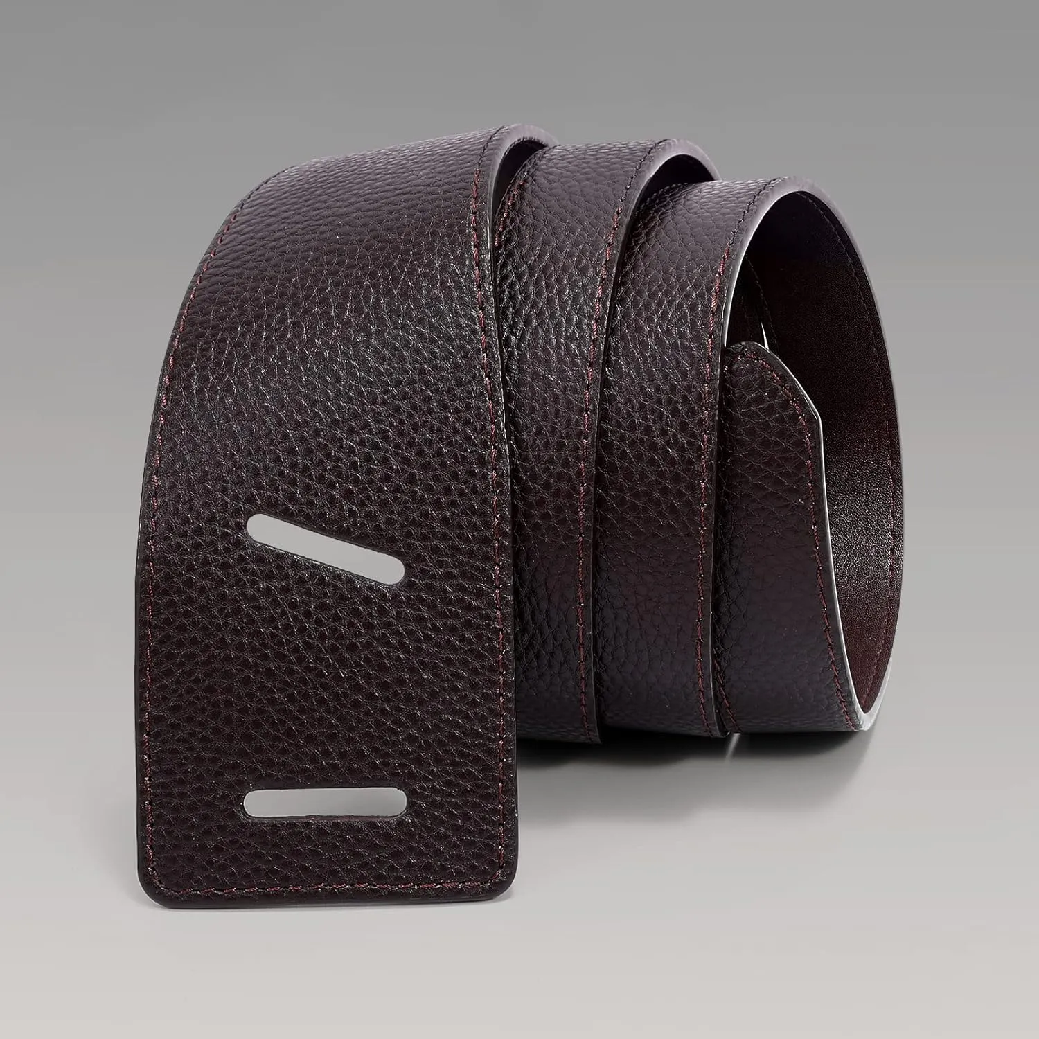 SUOSDEY 2 Pack Women Tie a Knot Belt Genuine Leather Full Grain Leather Waist Belt for Dress Coat Clothing Accessories
