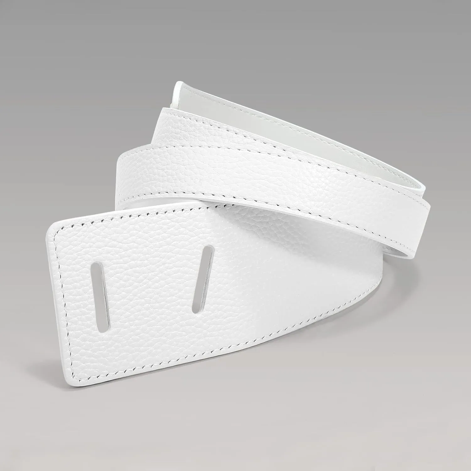 SUOSDEY 2 Pack Women Tie a Knot Belt Genuine Leather Full Grain Leather Waist Belt for Dress Coat Clothing Accessories