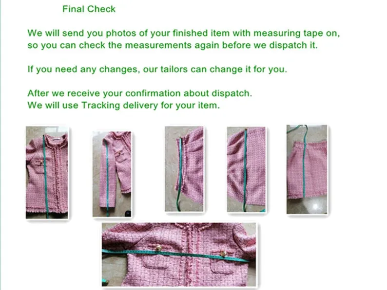Tailor Made Bespoke Light Blue Suit Tweed  Blazer   Skirt for Women