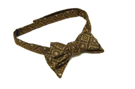 THE SILK JACQUARD CROSS WINGED BOW TIE