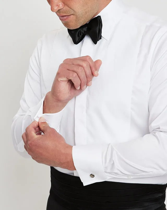 White Bib-Front Lansdowne Dinner Shirt
