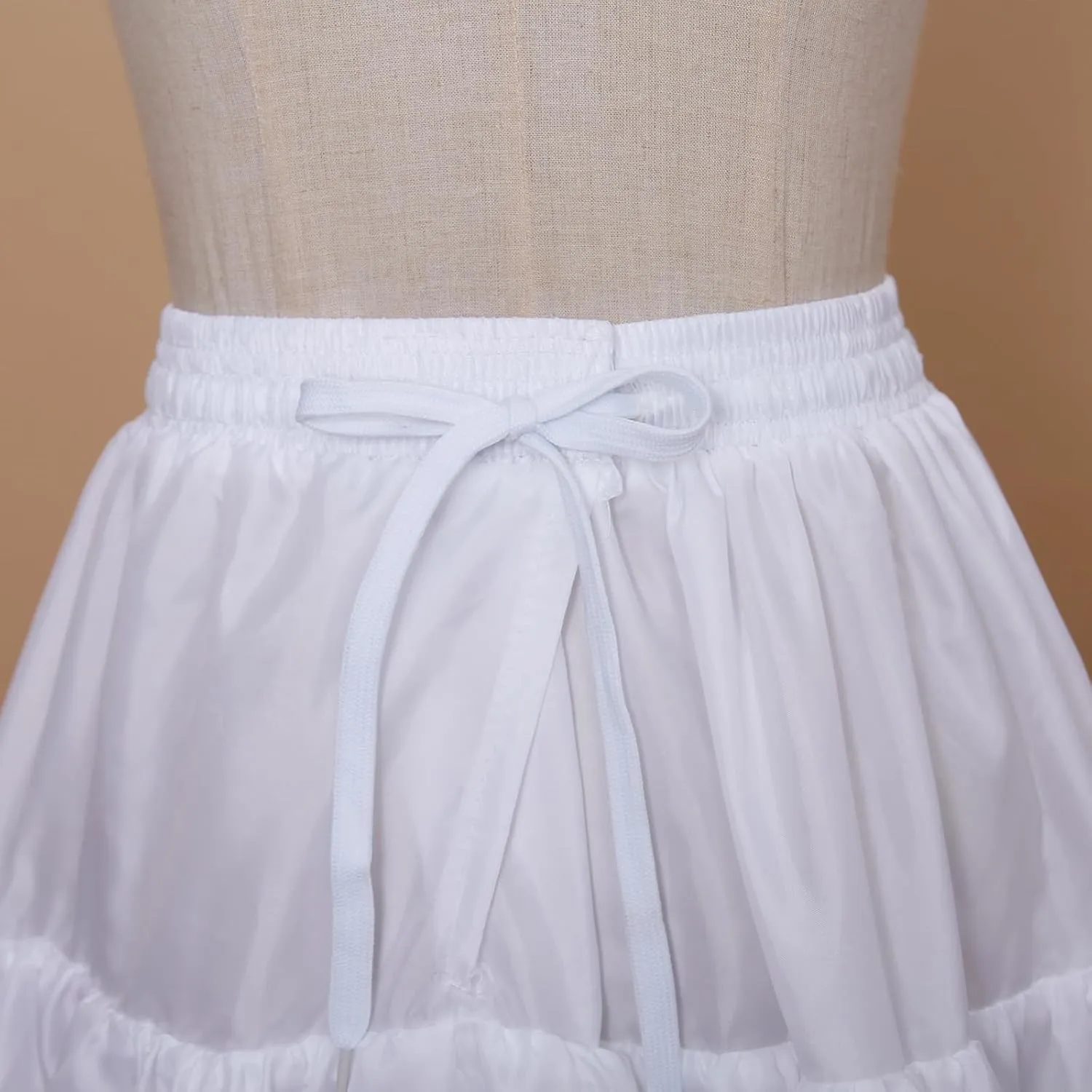 YULUOSHA Women's Crinoline Petticoat Hoopless Skirt A-Line Underskirt Full Gown Half Slips for Dresses Lingerie Long Skirt