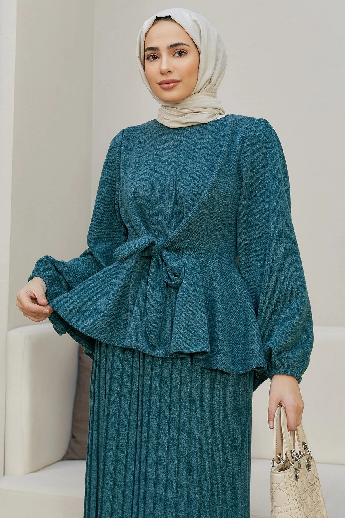 ZRF Women Skirted Knit Set - Emerald - Berlin